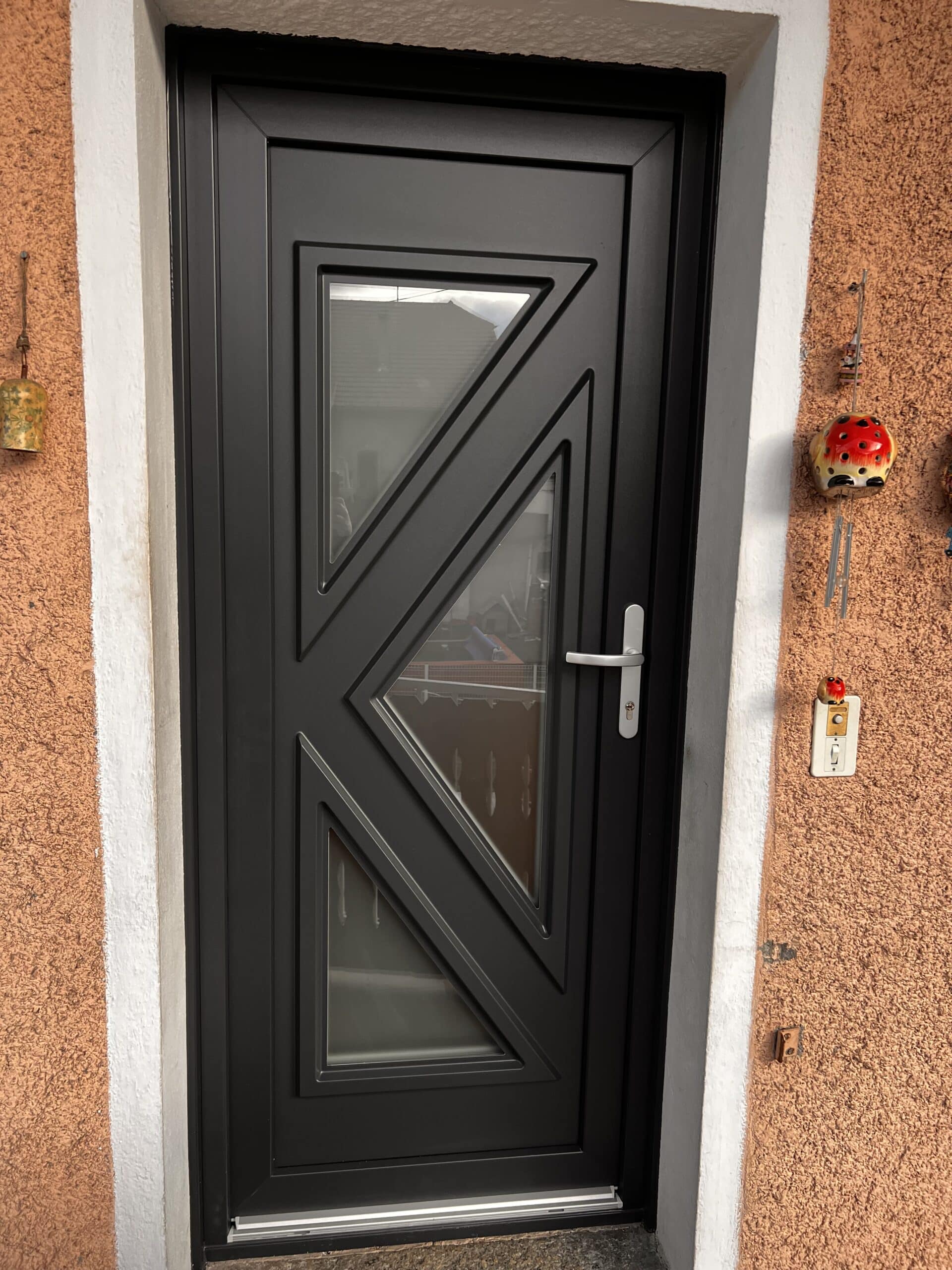 Porte d’entrée PVC vitrée Fenestram