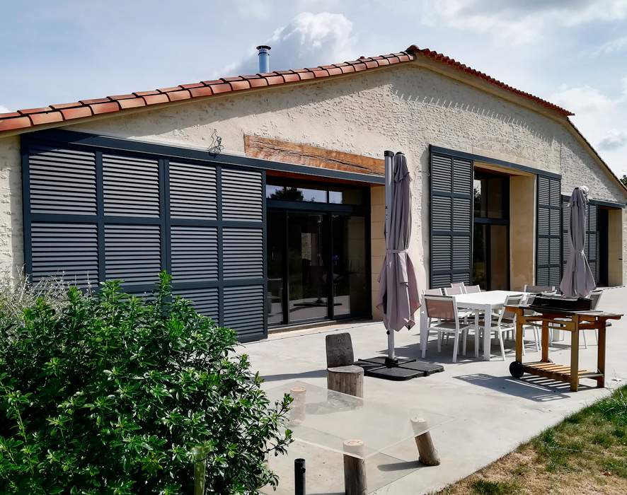 Volets battants aluminium