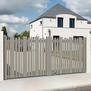 Portail battant aluminium gamme Graphic