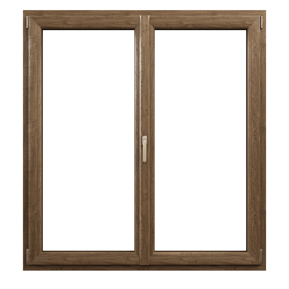 Fenêtre PVC Oknoplast Charme Mini — Chêne-ambré