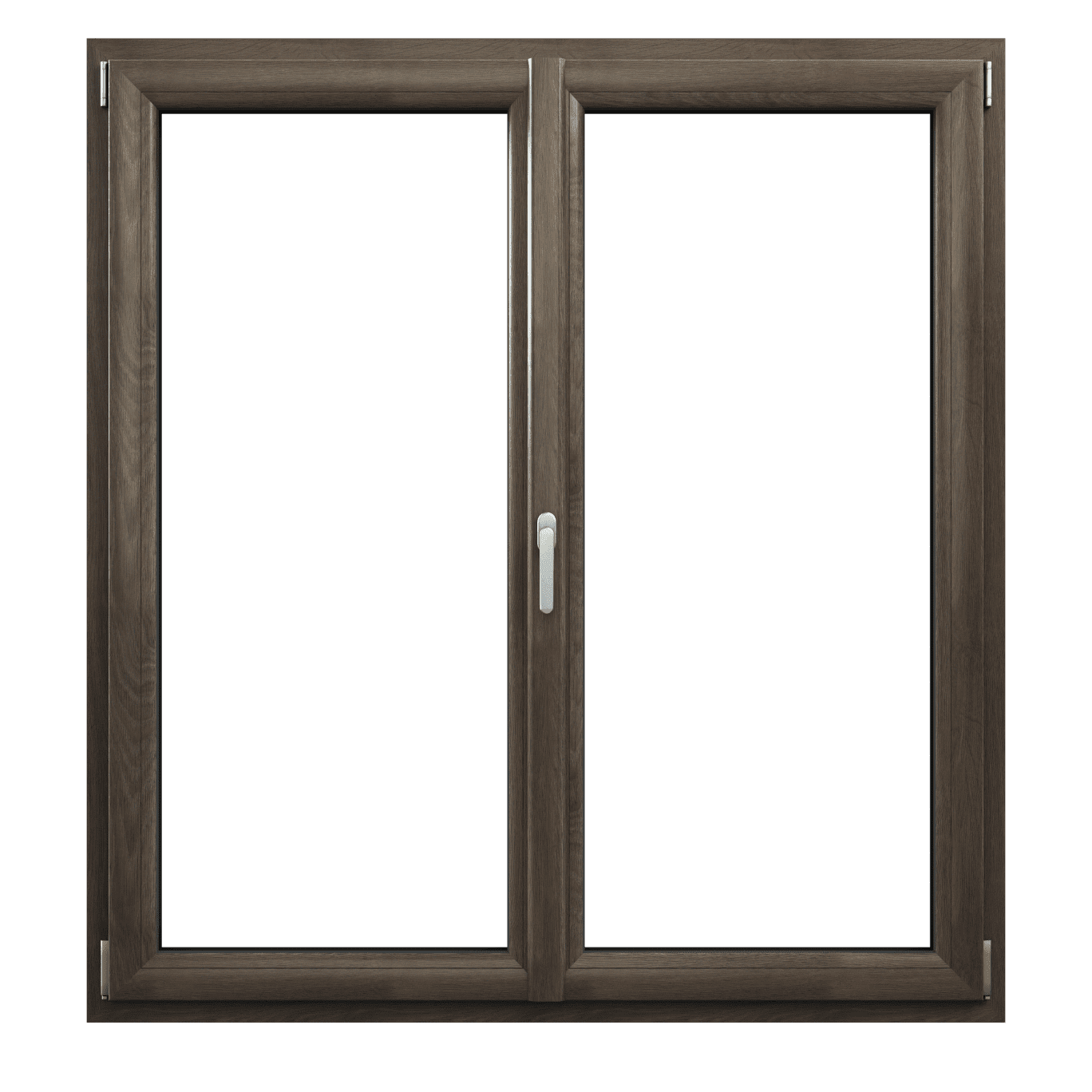 Fenêtre PVC Oknoplast Charme Mini — Chêne naturel Woodec foncé