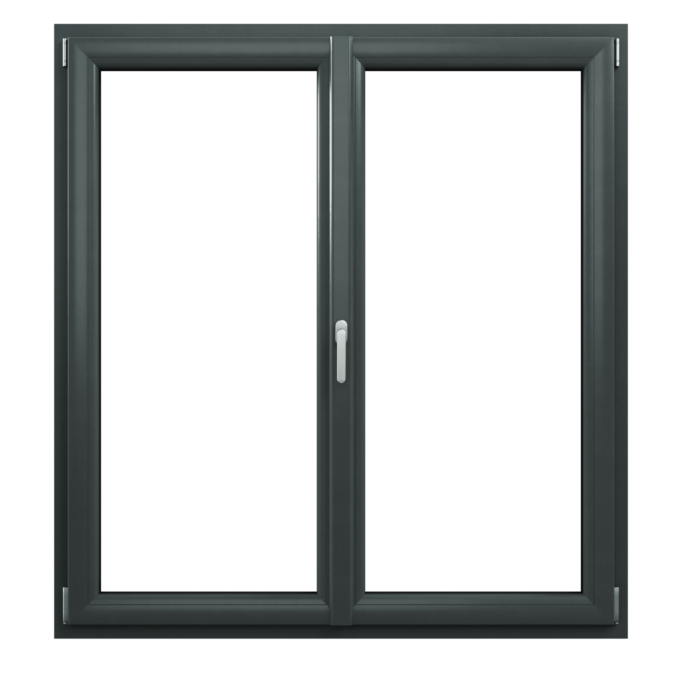 Fenêtre PVC Oknoplast Charme Mini — Gris anthracite lisse III