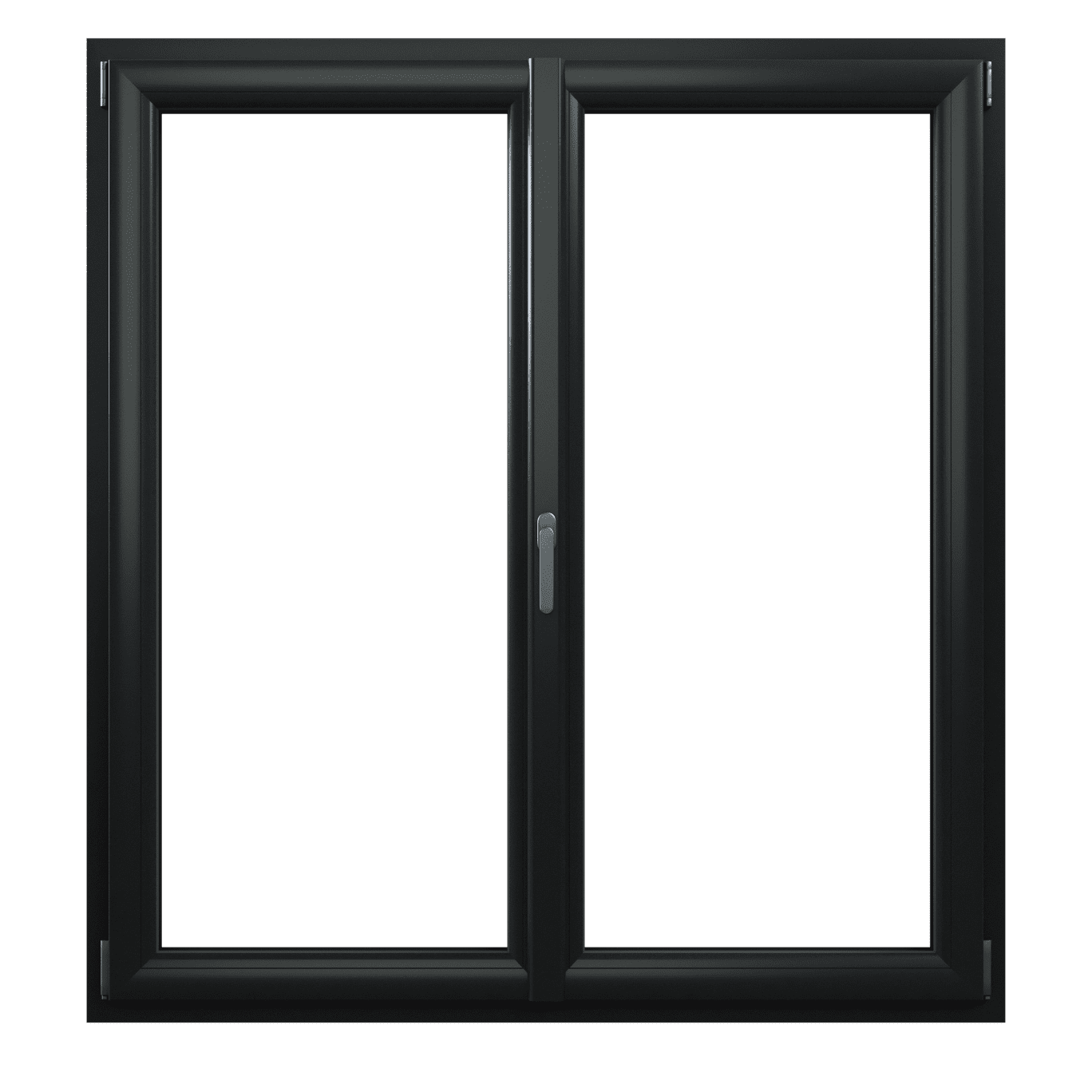 Fenêtre PVC Oknoplast Charme Mini — Noir granité